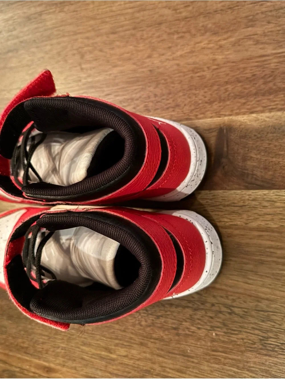 Puma Kids High-Top Sneakers in Red, White and Black